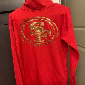 49ers PINK Victoria Secret Pullover